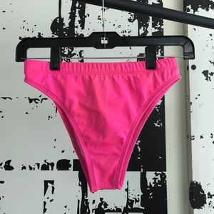 Wildfox High Cut High Waisted Bikini Bottom